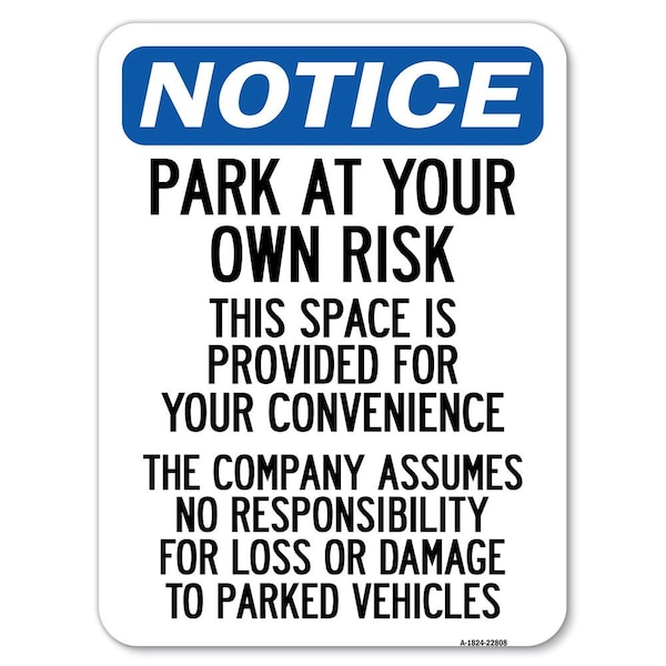 This Space Is Provided for Your Convenience the Company Assumes No Responsibility for, A-1824-22808